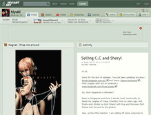 Tablet Screenshot of hiyuki.deviantart.com