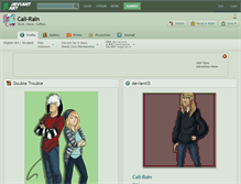 Tablet Screenshot of cali-rain.deviantart.com