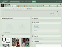 Tablet Screenshot of illyria47.deviantart.com