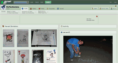 Desktop Screenshot of perfectionless.deviantart.com