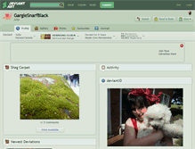 Tablet Screenshot of garglesnarfblack.deviantart.com