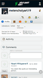 Mobile Screenshot of melencholyart19.deviantart.com