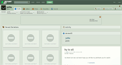 Desktop Screenshot of jolllie.deviantart.com