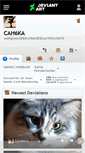 Mobile Screenshot of cah6ka.deviantart.com