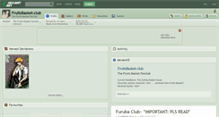 Desktop Screenshot of fruitsbasket-club.deviantart.com
