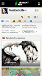 Mobile Screenshot of passionislife.deviantart.com
