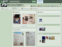 Tablet Screenshot of dp-crossover-kingdom.deviantart.com