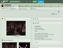 Tablet Screenshot of amxfactor.deviantart.com