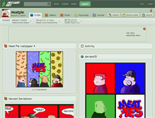 Tablet Screenshot of meatpie.deviantart.com