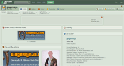 Desktop Screenshot of gingerninja.deviantart.com