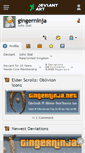 Mobile Screenshot of gingerninja.deviantart.com