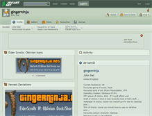 Tablet Screenshot of gingerninja.deviantart.com
