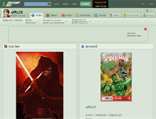 Tablet Screenshot of effix35.deviantart.com