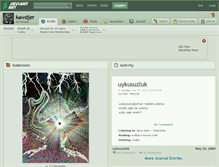Tablet Screenshot of kawdjer.deviantart.com