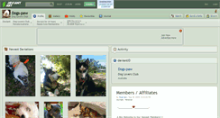 Desktop Screenshot of dogs-paw.deviantart.com