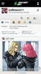 Mobile Screenshot of iceroses411.deviantart.com