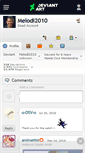Mobile Screenshot of melodi2010.deviantart.com