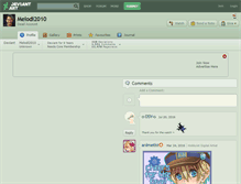 Tablet Screenshot of melodi2010.deviantart.com