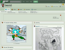 Tablet Screenshot of happylod3.deviantart.com