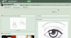Desktop Screenshot of hypermagneto999.deviantart.com