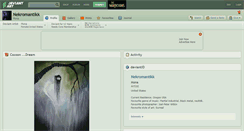 Desktop Screenshot of nekromantikk.deviantart.com
