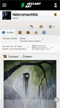 Mobile Screenshot of nekromantikk.deviantart.com
