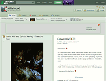 Tablet Screenshot of millahwood.deviantart.com