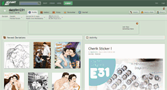Desktop Screenshot of dazzlin1231.deviantart.com