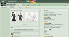 Desktop Screenshot of heroes-fan-club.deviantart.com