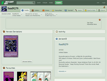 Tablet Screenshot of food9279.deviantart.com