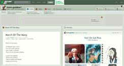 Desktop Screenshot of moon-goddess1.deviantart.com