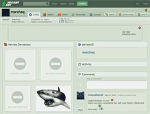 Tablet Screenshot of marchaq.deviantart.com