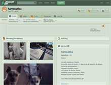 Tablet Screenshot of hamscubica.deviantart.com
