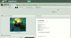Desktop Screenshot of mick-f18.deviantart.com