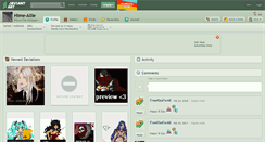 Desktop Screenshot of hime-allie.deviantart.com