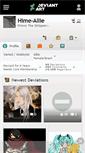 Mobile Screenshot of hime-allie.deviantart.com