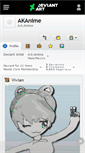 Mobile Screenshot of akanime.deviantart.com