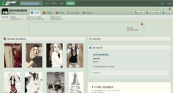 Desktop Screenshot of joannakabala.deviantart.com