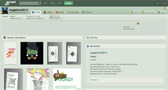 Desktop Screenshot of megatron0012.deviantart.com