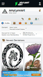 Mobile Screenshot of amylynnart.deviantart.com