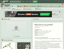 Tablet Screenshot of dakduif.deviantart.com