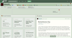 Desktop Screenshot of daimyoshi.deviantart.com