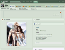 Tablet Screenshot of gaho.deviantart.com