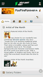Mobile Screenshot of foxfireforever.deviantart.com