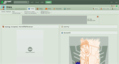 Desktop Screenshot of orana.deviantart.com