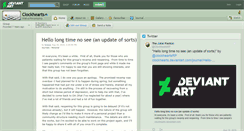 Desktop Screenshot of clockhearts.deviantart.com