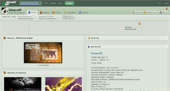 Desktop Screenshot of kissawolf.deviantart.com