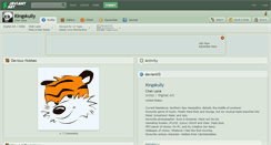 Desktop Screenshot of kingskully.deviantart.com