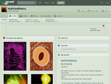 Tablet Screenshot of nuprometheus.deviantart.com