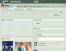 Tablet Screenshot of elired.deviantart.com